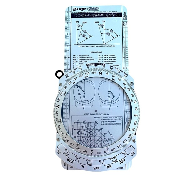 Aero Air Learn System Other - Vintage 1973 APR Aero Products Research Air Learn System Flight E6-b9 Computer